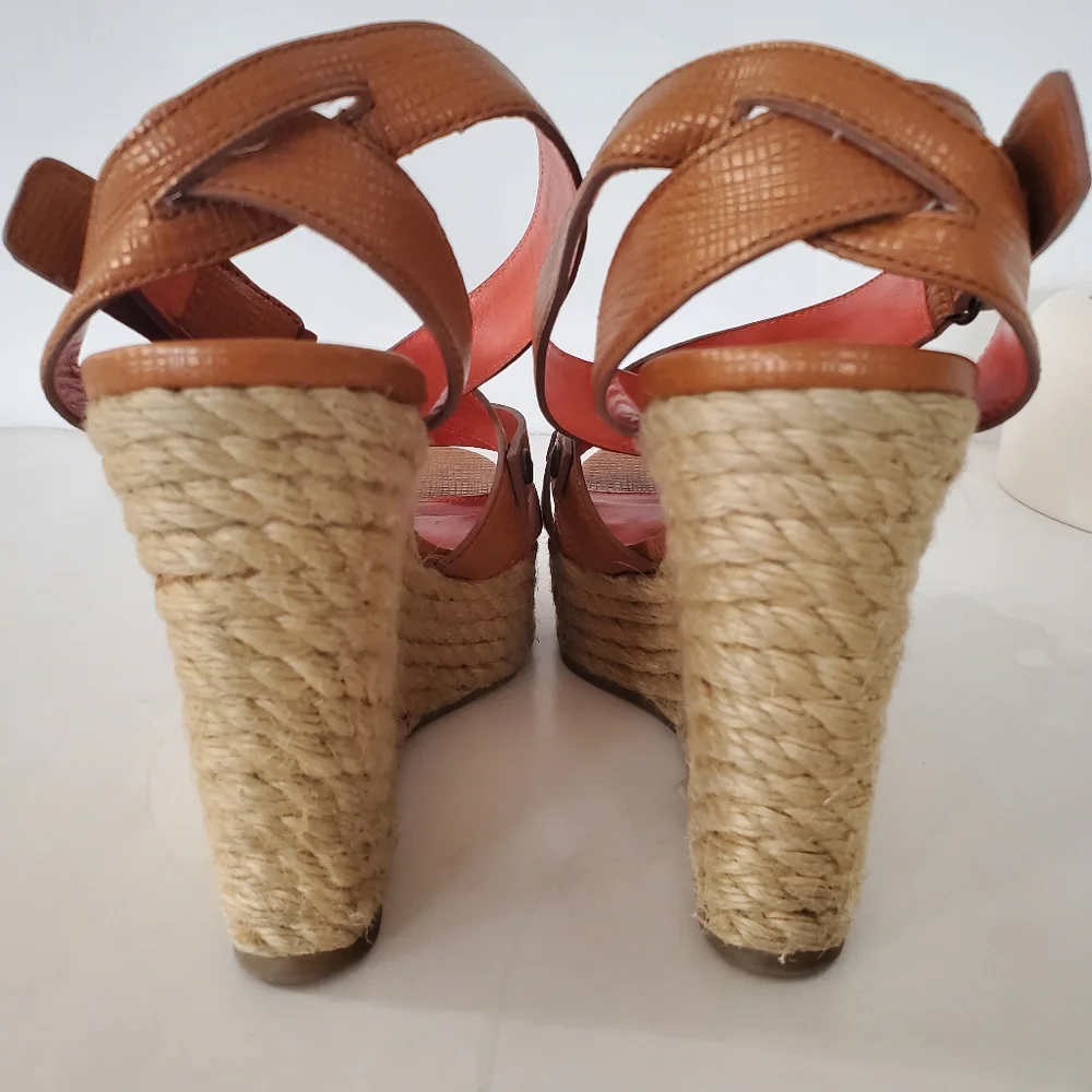 VIA SPIGA 8.5 Karla Wedge Sandals Wedge 4.75